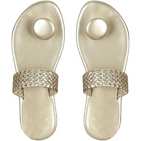 Women's Braided Flip Flop Flat Sandals Dressy Thong Sandals Open Toe Slip on Slides Summer Beach