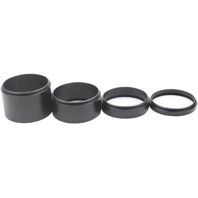 5mm 10mm 20mm 30mm M48x0.75 on Both Sides Astronomy Extension Tube Kit for Telescope Cameras and Eyepieces in Astrophotography