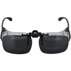 Hands Binocular Glasses with 4X Magnification, High Definition Lens, Polarized Clips, Adjustable Focus for Fishing, Bird Watching, Sports, Concerts, Theater, Opera, TV