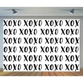 7 x 5ft Valentine's Day Backdrop Valentines Day Photography Background for Photo Booth Props Valentines Day Party Photo Backdrop Birthday Party Decorations