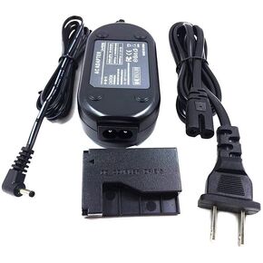 New AC Power Adapter with DC Coupler Cable Kit for Canon EOS100D/EOS Rebel SL1 - Replacement for ACK-E15