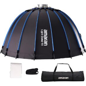Aputure Amaran Light Dome 90 Softbox,Bowens with Diffuser Cloth and Honeycomb Grid Quick-Folding Setup for Photography Studio Video,for Aputure Light LS 600d,Amaran 300c,Amaran 200x S Video Light