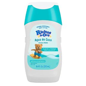 Ricitos de Oro | Grisi | Coconut Water Body Cream | Protects Your Baby's Skin | Softens and Moisturizes | Hypoallergenic for Daily Use | 250ml