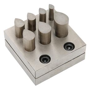 45 Steel Jewelry Making Forming Tools Punch Die Disc Cutter Set with Different Sizes, Flat Bottom for Accurate Punching, Professional and, Wide Application