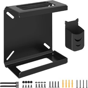 Mini PC Mount for Beelink Mini PC Vesa Mount/ Wall Mount/ Under Desk Mount, Mount for Beelink S12 Pro Mini PC, SER6 Pro/SER3/SER5 Mini PC, SER5 MAX/Pro Mini PC, SEi12/EQ13 Mini PC and More, wr Holder