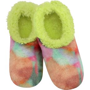 Snoozies Slipper Socks Furry – Cozy, Foldable Slippers for Women, Non Slip Socks for Travel & Indoors