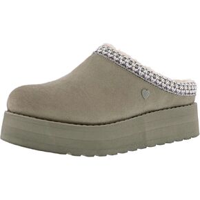 Skechers Women's Bobs Keepsakes Hi-Rise- Just In Slippers, Olive, 7M