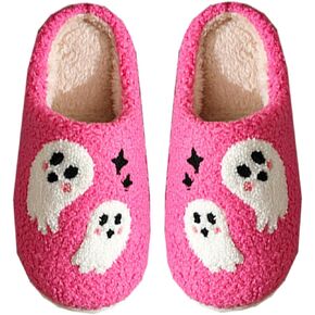 Fun and Loving Slippers Valentine's Day Style Women's & Men's Comfortable Memory Foam Slippers Fluffy and Soft Memory Foam Retro Indoor and Outdoor Home Couple Shoes