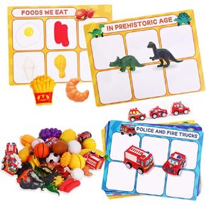 Toddlers Montessori Sorting Toys for 3 4 5 Years Old Boys Girls, Preschool Learning Activities Kindergarten Educational Sensory Toys Gifts