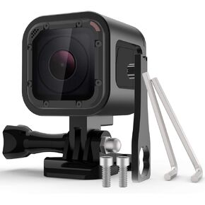 قضية الإسكان الإطار للألمنيوم لـ GoPro Hero 5 جلسة / 4 جلسة / جلسة بطل ، قضية حماية صلبة من ألومنيوم CNC مع مفتاح الربط