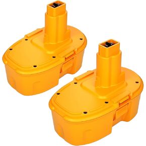 2Packs 3.6Ah DC9096 DC9098 DC9099 Replacement for Dewalt 18V Battery Compatible with Dewalt 18V Battery DE9098 DE9503 DW9095 DW9096 DW9098 DW9099 18 Volt Battery Cordless Power Tools 2 Pack