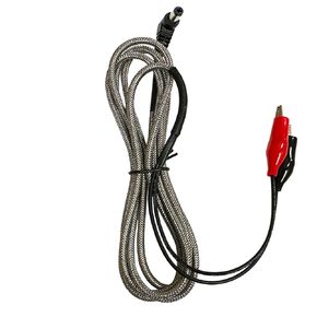 Elusive Wildlife Heavy Duty Stainless Steel Chew Proof Cables for Trail Cameras Tactacam, Stealth Cam, Spypoint, etc. (Cable F: 4.0mm x 1.7mm to Spade top, 5ft.)