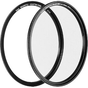 Kase Magnetic 72mm Black Mist 1/2 Soft Focus Optical Glass Filter Incl Adapter Revolution/Skyeye Compatible