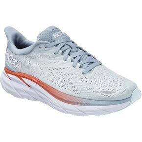 HOKA One One Clifton 8 Wide, Women's Running Shoes, Blue Fog Plein Air, 43 1/3 EU Larga