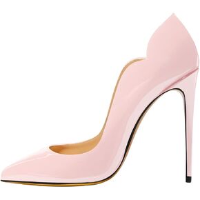 Women's Pointed 4.7 Inch Wave Sexy Stilettos Large Size High Heels Party Party Work Shoes