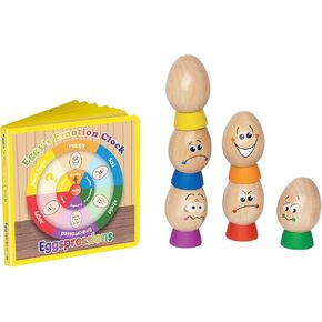 لعبة التعلم الخشبي Hape Eggspressions مع كتاب توضيحي in Kuwait