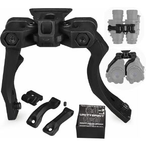 New Reinforced Upgraded Version Night Vision Bridge with Adjustable Field of View for pvs14 Support 2 Optical Night Visions or 1 Digital Night Vision (British Standard)