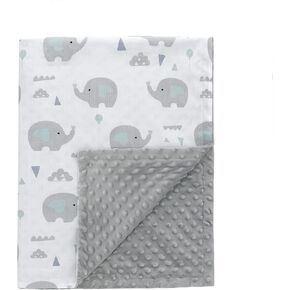 Baby Blanket for Boys Girls Soft Micro Fleece Kids Baby Blanket Throw Blanket with Dotted Backing Shower Gifts 40x30 Inches (Elephant)