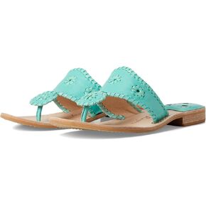 Jack Rogers Women's Jacks Flat Sandal-Nappa/Patent