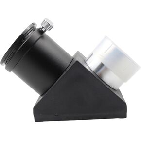 1.25'' 90-Degree Diagonal Adapter Zenith Diagonal Mirror Prism Metal Interface for Professional Astronomical Telescope Eyepiece