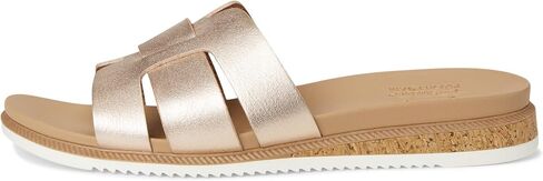 Skechers Women's Desert Kiss Low - مظهر الذروة | صندل كاجوال، وسادة قدم مريحة مبطنة بالفوم من Skechers، حزام علوي من الجلد النباتي، نعل خارجي مرن in Kuwait