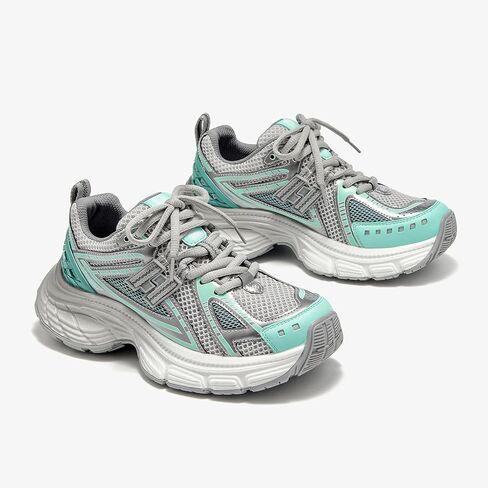 Beau اليوم أحذية رياضية مكتنزة للنساء ، أحذية رياضية للأزياء للسيدات ، أحذية رياضية خفيفة الوزن للنساء ، أحذية أبي تنفس خفيفة الوزن مريحة in Kuwait