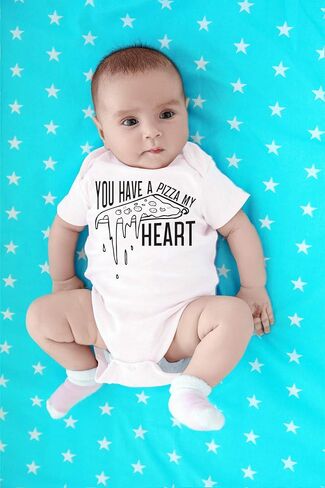CBTwear You Have a Pizza My Heart - Baby Clothes - Funny Newborn Bodysuit Outfits for Boys and Girls in Kuwait