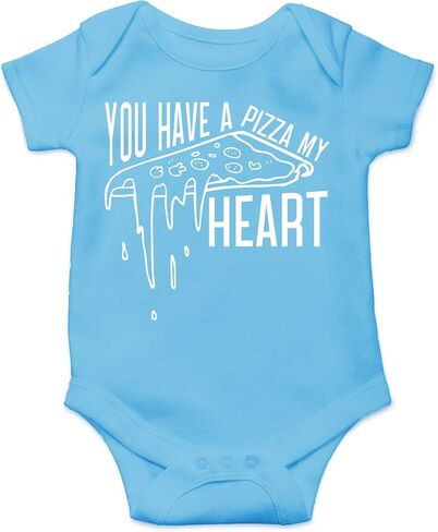 CBTwear You Have a Pizza My Heart - Baby Clothes - Funny Newborn Bodysuit Outfits for Boys and Girls in Kuwait