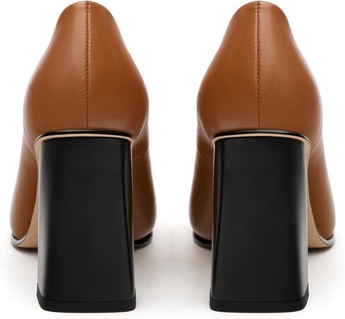 Womens Pumps, Pointed Closed Toe High Heels, Slip On Fashion Chunky Heel Work Dress Office Wedding Party Shoes in Saudi Arabia