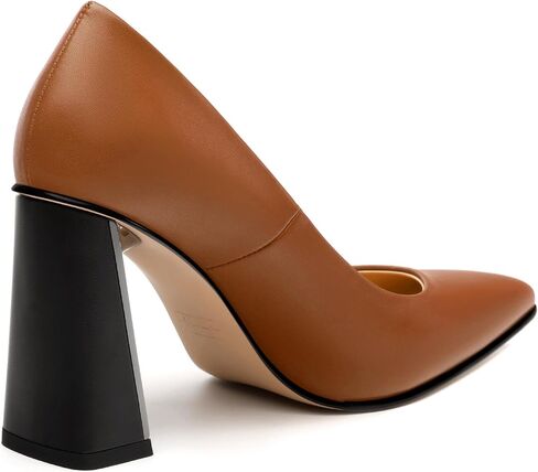 Womens Pumps, Pointed Closed Toe High Heels, Slip On Fashion Chunky Heel Work Dress Office Wedding Party Shoes in Saudi Arabia