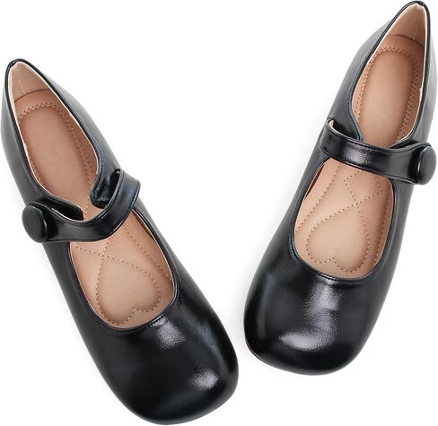 Dear Time Women's Round Toe Mary Jane Flats Cute Lolita Ballets Soft Cushion Flats for Girls in Kuwait