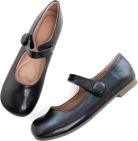 Dear Time Women's Round Toe Mary Jane Flats Cute Lolita Ballets Soft Cushion Flats for Girls in Kuwait