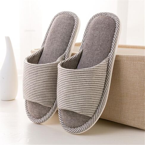 4 Pairs Spa Slippers Hotel Slippers, Non Slip Disposable Slippers for Guests Men House Slippers Washable Guest Slippers Travel Slippers Slippers for Women Indoor in Kuwait