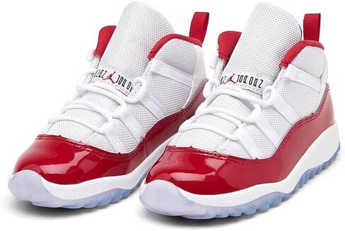Nike Jordan Toddler Air Jordan 11 TD 378040 116 Cherry , White/Varsity Red/Black, 5 Toddler in Kuwait