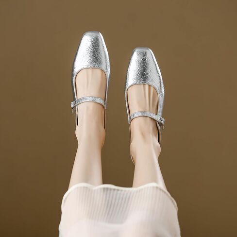 Dear Time Women's Closed Toe Mary Jane Backless Flats Slip-on Mules Casual Comfortable Shoes in Kuwait