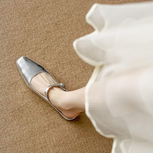 Dear Time Women's Closed Toe Mary Jane Backless Flats Slip-on Mules Casual Comfortable Shoes in Kuwait
