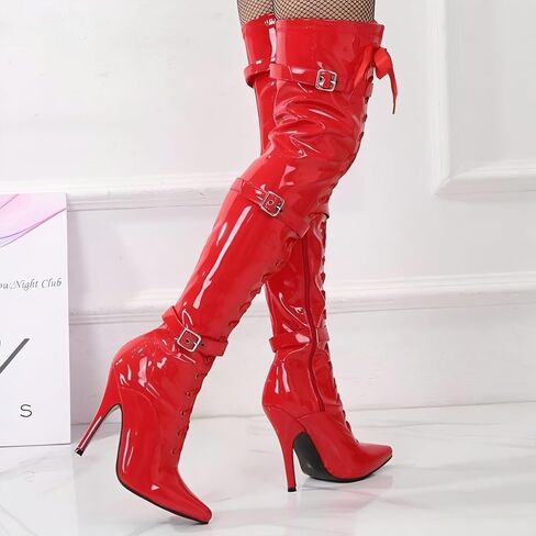 Stripper Knee Boots With Heels in Saudi Arabia