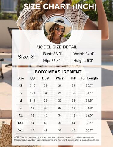 BMJL Women's Bathing Suit Cover Ups Swimwear Swimsuit Cover Up Crochet Coverups Cap Sleeve Beach Dress in Kuwait