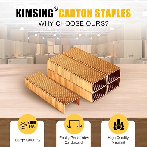 16 مقياس 1-3/8 "التاج 3/4" (18 مم) طول كرتون إغلاق المواد الغذائية 2،000 pcs in Kuwait
