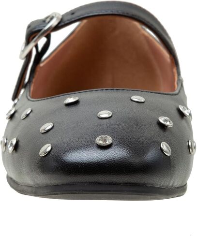 Linea Paolo - Millie - Womens Crystal Embellished Comfortable Leather Mj Flats in Saudi Arabia