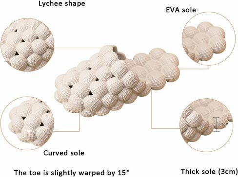 Funny Bubble Massage Slippers for Women Men Soft Non-slip Spa Slippers Shower Bedroom Slippers Gym House Slippers, Fashion Unisex Stress Relief Slide Reflexology Sandals in Saudi Arabia