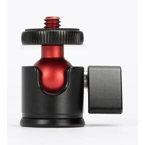 REFLEX CAMERA Mini Ball Head - 360° rotation, 2kg load, 1/4" screw, aluminium build. Perfect Tripod Ball Head for mounting DSLR Cameras, Phones, Compact Ball Head Mount Compatible with Tripod/Monopod