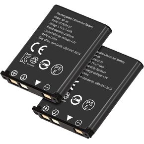 (2 Pack) NP-45 Battery, 2000mAh High Capacity Li-ion Replacement Battery for SFujifilm INSTAX Mini 90 Fuji FinePix XP140 XP130 XP120 XP90 XP80 XP70 XP60 XP30 XP20 T560 T550 T510 T500 T400 T360
