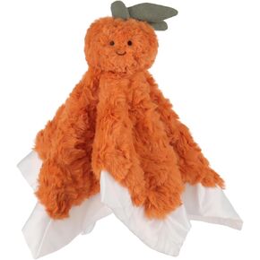 Apricot Lamb Fresh Orange Soft Loveys for Babies, Security Blanket for Baby Boy and Girl, 13.8 Inches for Infant and Toddlers