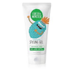 Fresh Monster Kids Hair Styling Gel, Medium Hold Alcohol-Free, Natural Hair Gel for Kids & Toddlers (6oz.)