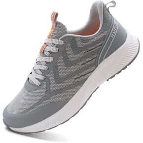 Wide Toe Box Sneakers for Women - Extra Wide Width Lightweight Running Shoes, Breathable Walking Tennis Shoes with Arch Support and Non-Slip Rubber Outsole
