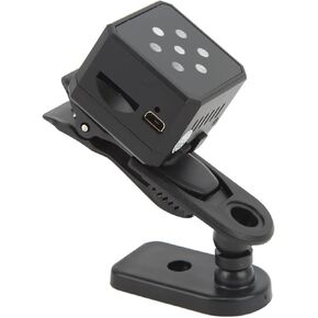 Mini Body Camera 480P, Body Worn Camera with Night Vision, Wearable Camera with Clip Wristband, Supports AP Hotspot Connection, Multiple Shooting Methods, for Riding, Home, Outdoor