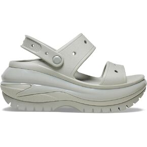Crocs Unisex Classic Mega Crush Platform Sandals Wedge, Elephant, Numeric_8