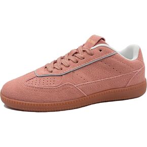 Women's Tennis Skate Sneakers Fashion Classic Retro Gum Sole Shoes Casual Walking Footwear Anti Slip Trainers