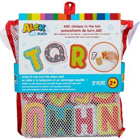 أليكس: ملصقات باث ABC في الحوض - رسائل الرغوة مجموعة ألعاب الحمام ، التعلم الأبجدي ، حقيبة شبكة تخزين الحوض ، تعليمية ، أطفال وأطفال صغار من 2+ in Kuwait